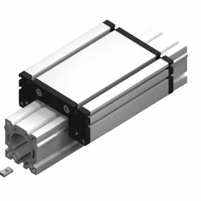 Roller guide unit without drive
