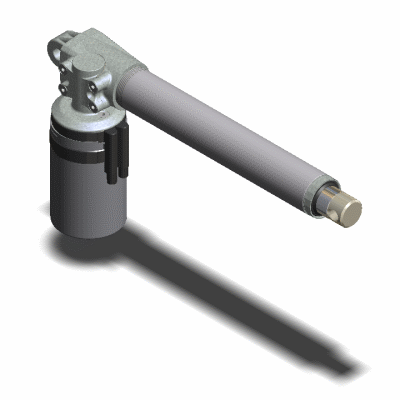 Actuator without limit switches - CC motor