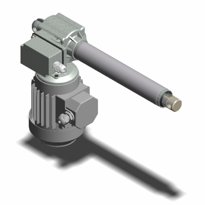 Actuator with limit switches - AC motor