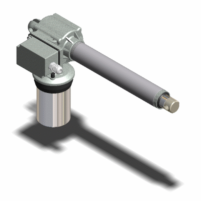 Actuator with limit switches - DC motor