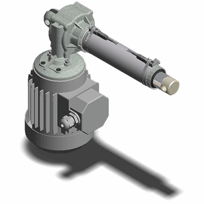 Actuator with magnetic limit switches - AC motor