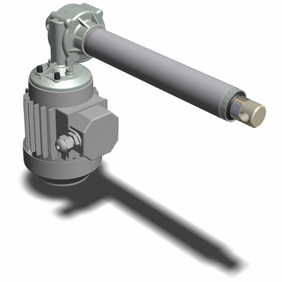 Ballscrew actuator without limit switches - AC motor