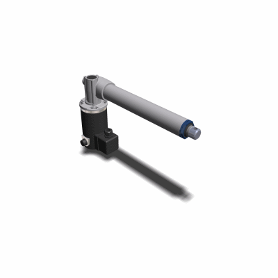 Actuador sin finales de carrera - Motor CC