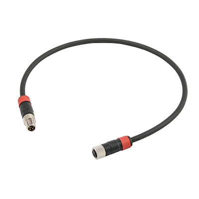 M8 SHIELDED ADAPTER CABLE FOR CONNECTION TO THE EB 80 ANALOGUE INPUTS MODULE