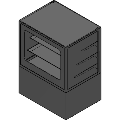 Szklane gabloty i kurtyny powietrzne do merchandisingu