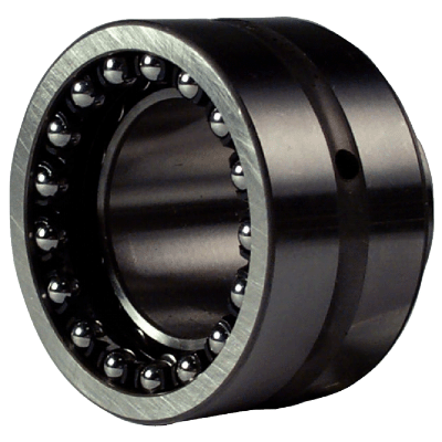 Roulement combiné à aiguilles et à billes, à contact oblique, bague intérieure en deux parties