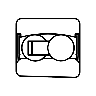 Roulement à rotule sur billes, alésage conique (K) avec 2 joints d'étanchéité (2RS)