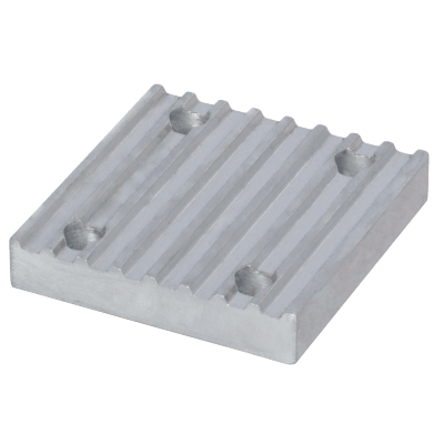 Plaque de serrage pour courroie dentée