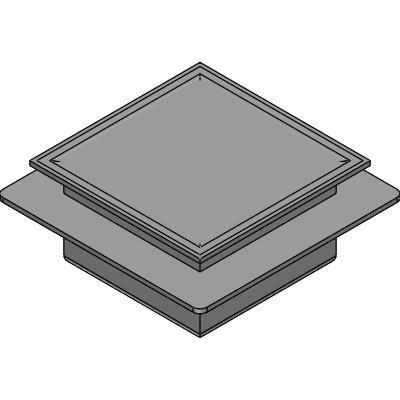Mifab 12 x 12 x 6 DEEP FLOOR SINK WITH FLANGE Industrial Valves