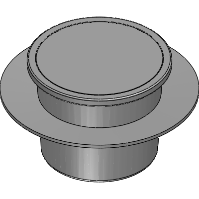 Mifab 8 ROUND x 6 DEEP FLOOR SINK WITH FLANGE Industrial Valves