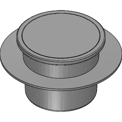 Mifab 8 ROUND x 6 DEEP FLOOR SINK WITH FLANGE Industrial Valves
