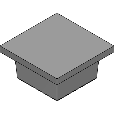 Mifab 12" x 12" x 6" DEEP STAINLESS STEEL FLOOR SINK WITH FLANGE Industrial Valves