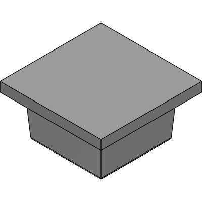 Mifab 12" x 12" x 6" DEEP STAINLESS STEEL FLOOR SINK WITH FLANGE Industrial Valves