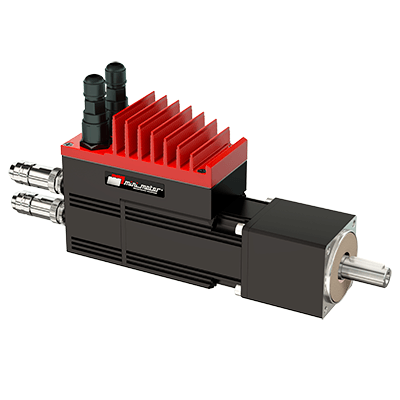 Brushless servomotor with integrated drive and planetary reduction