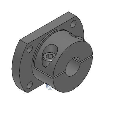 Supporti albero - A staffa - In due pezzi - Flangia compatta