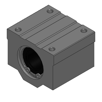 Economy Linear Bushing Housing Units - Wide Block - Single Type