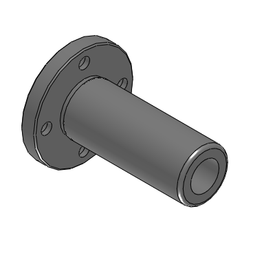 Economy Linear Bushing - Round Flange Double Type