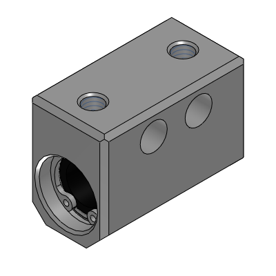 Linear Bushing Housing Unit Compact Type - Tall Block Single Type