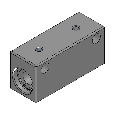 直线轴承固定座组件  加高方型  双衬型