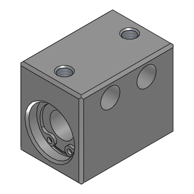 直线轴承固定座组件  加高方型  单衬型