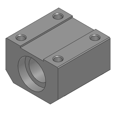 Oil Free Bushing Housing Units - Wide Block Compact Type - Single
