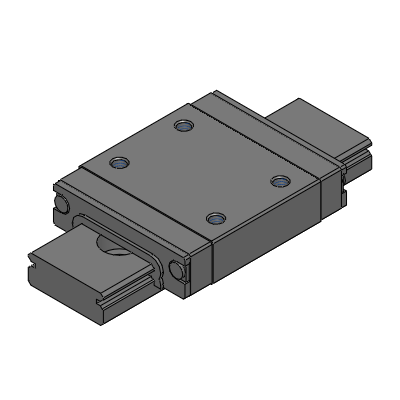 Miniature Slide Guides - Wide Rails - Standard Blocks, Preload Type