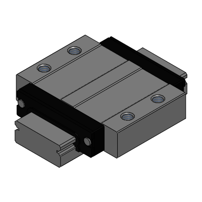 Miniature Slide Guides - Wide Rail, Wide Standard Blocks/Interchangeable, Small Clearance Standard - L Selectable Type