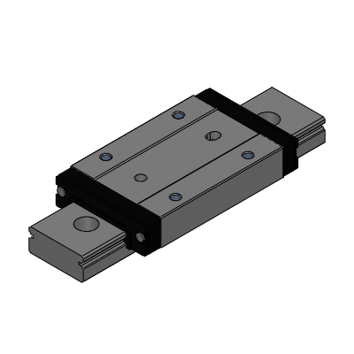 Miniature Slide Guides Wide Rail Long With Dowel Holes/Preload Advanced Class Selectable Type