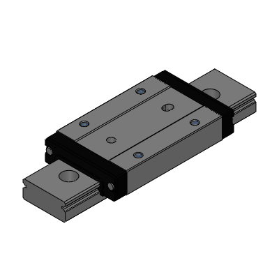 Miniature Slide Guides Wide Rail Long With Dowel Holes/Preload Advanced Class  L Configurable Type
