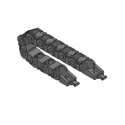 経済型 ケーブルキャリア 開閉タイプ