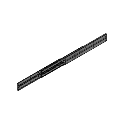 滑轨 额定负载:1640N～2450N/2根 -重负载・钢制- 3段抽拉型