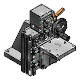 MANUALLY OPERATED LINEAR MOTION UNITS -HANDLE POSITION SELECTABLE, ELEVATING TYPE-