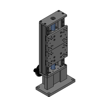 Manually Operated Linear Motion Units - Double Acting Bottom Handle Type, Standard Frame