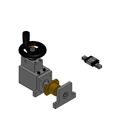Trapezoidal Screw Units - 1 Linear Guide