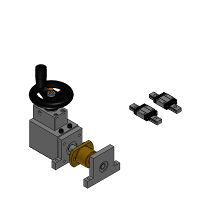 Trapezoidal Screw Units - 2 Linear Guide