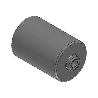 Arbres rotatifs, type à filetage femelle aux deux extrémités avec épaulement