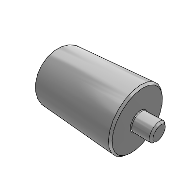 Arbres rotatifs, à filetage mâle aux deux extrémités