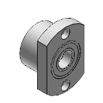 Bearings with Housings - Double Bearings without Retaining Ring, L Dimension Selectable - Compact Type