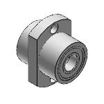 Bearings with Housings - Double Bearings, Non-Retained, L Configurable - Square