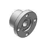 Bearings with Housings - Double Bearings, Retained, L Configurable - Round