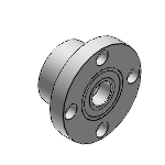 Bearings with Housings - Double Bearings, Non-Retained, L Configurable - Round