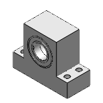 Bearings with Housings - T-Shaped Double Bearing Type - T Selectable - h Height Selectable