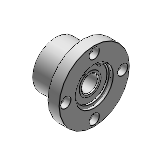 Bearings with Housings - Double Bearing Type with Retaining Ring, L Dimension Selectable - Round