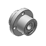 Bearings with Housings - Double Bearings with Pilot, Retained, L Selectable - Round