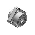 Bearings with Housings - Double Bearings with Pilot, Non-Retained, L Configurable - Square
