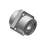 Bearings with Housings - Double Bearings with Pilot, Retained, L Selectable - Square