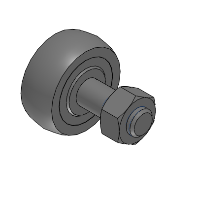 Perni folli in resina - Bombati con esagono incassato