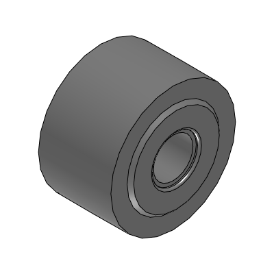 Rotelle - Non in due pezzi - Senza tenuta - Bombate per carico elevato