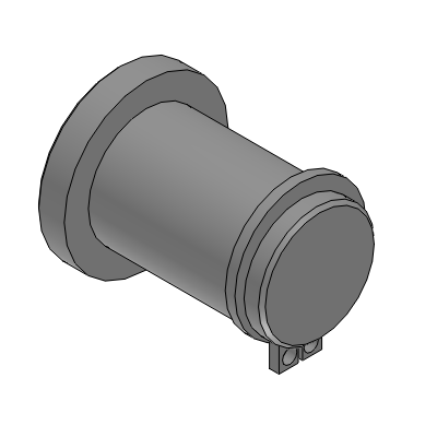 Diameter Tolerance Selectable - Hinge Pins Shape C (Retaining Ring Type)