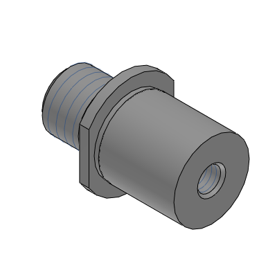 Arbres en porte-à-faux, type standard, longueur de filetage configurable, type à fixation par boulon